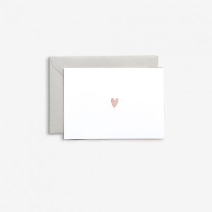 Postacard heart with envelope