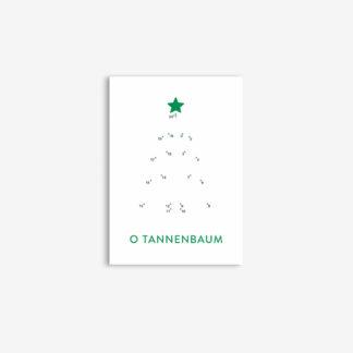 Postkarte Weihnachten Tannenbaum Xmas